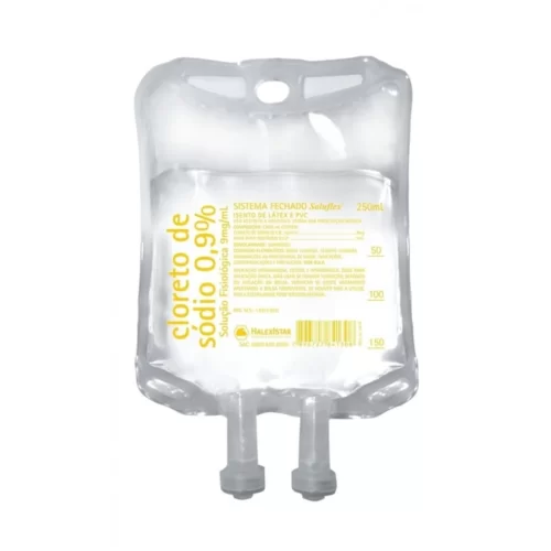 Soluçao Fisiologica 0,9% EV - Sistema Fechado 500mL -Eurofarma