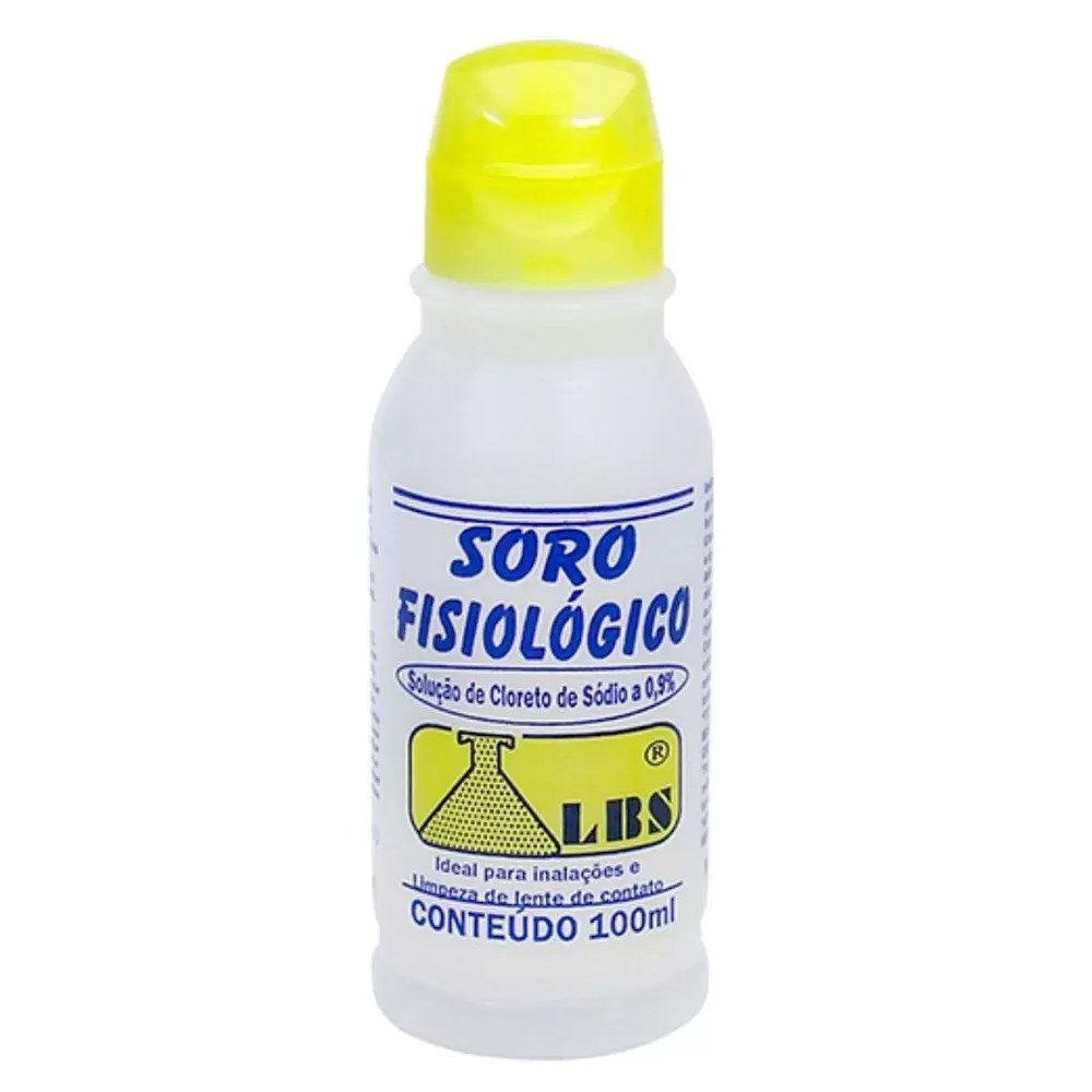 Solução Fisiologica frasco 100mL LBS