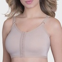 Sutia Pos Cirurgico Mamoplastia Sem Costura Fecho Frontal GG Chocolate 60124 New Form