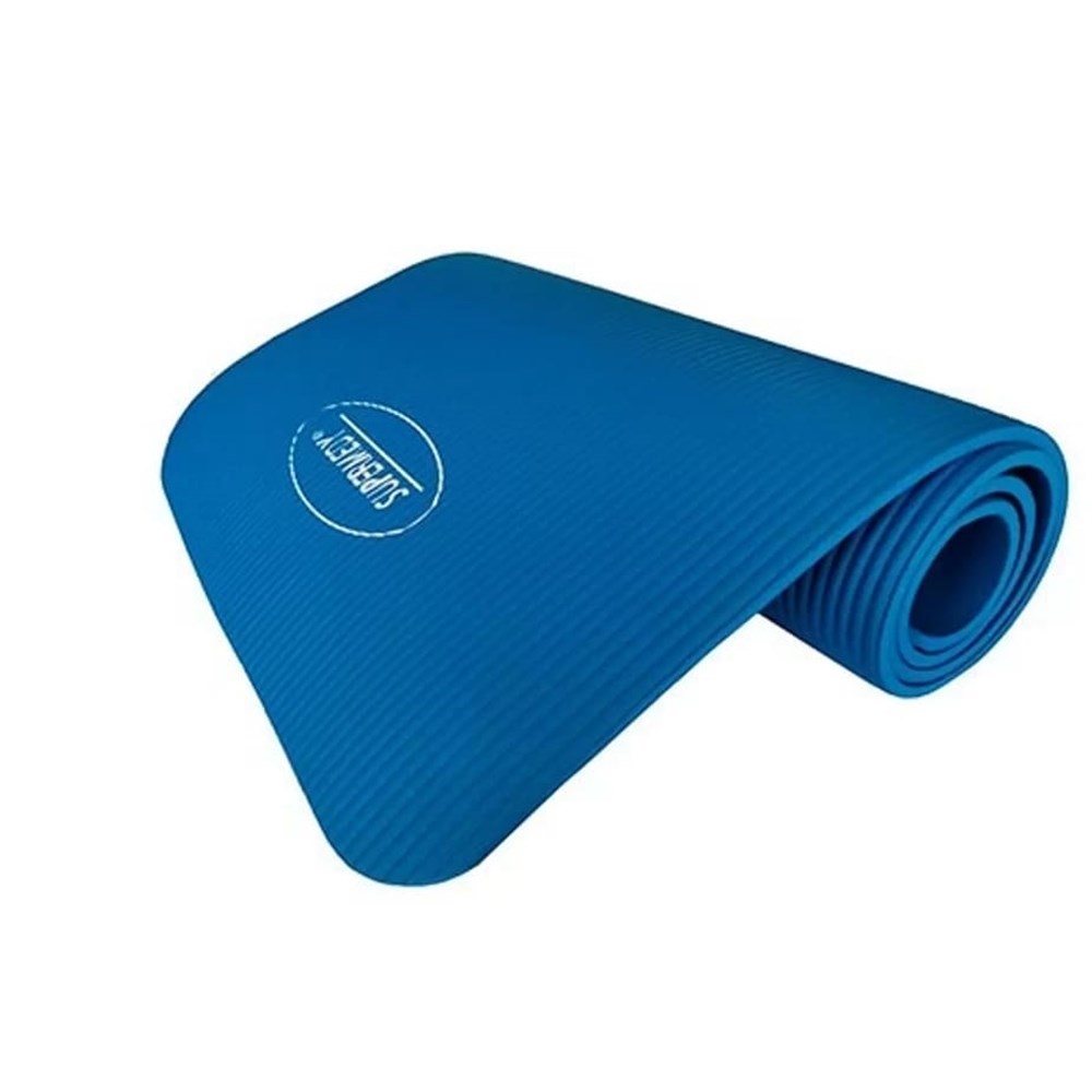 Tapete de Yoga Azul 1,80m x 0,60m Supermedy