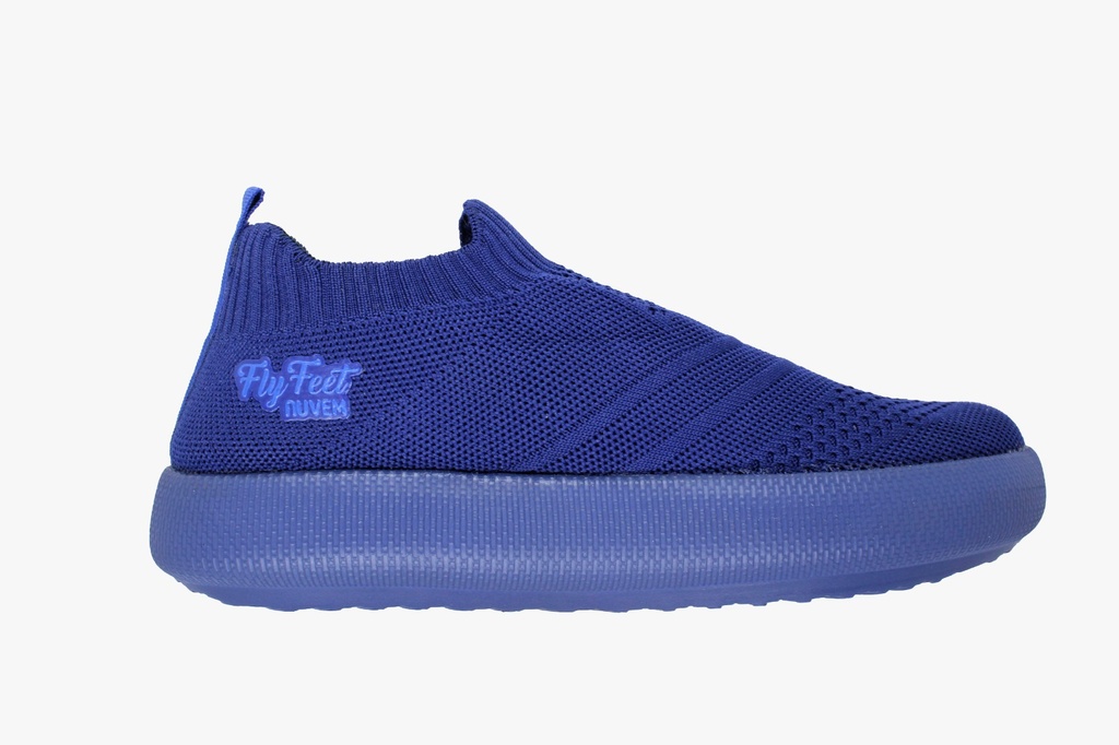 [7899947320943] Tenis Ortopedico FlyFeet Nuvem Knit - 38/39 - Azul AC357 Ortho Pahuer
