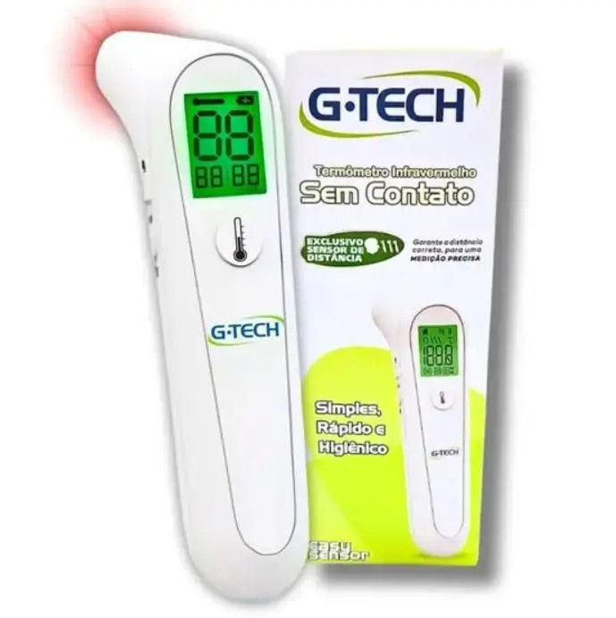[7898639694171] Termometro Infravermelho Sem-Contato Easy Sensor G-TECH