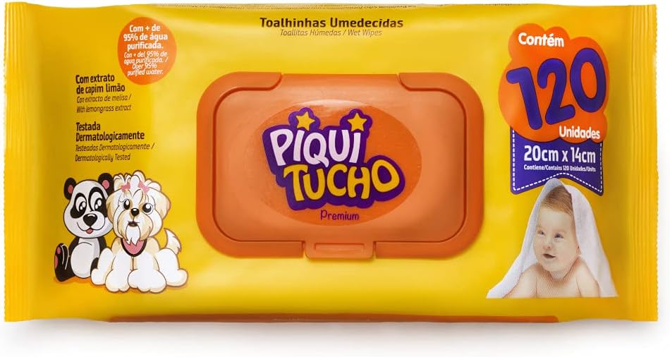 [7898936110404] Toalha Umedecida C/120 Piquitucho Premium Cremer