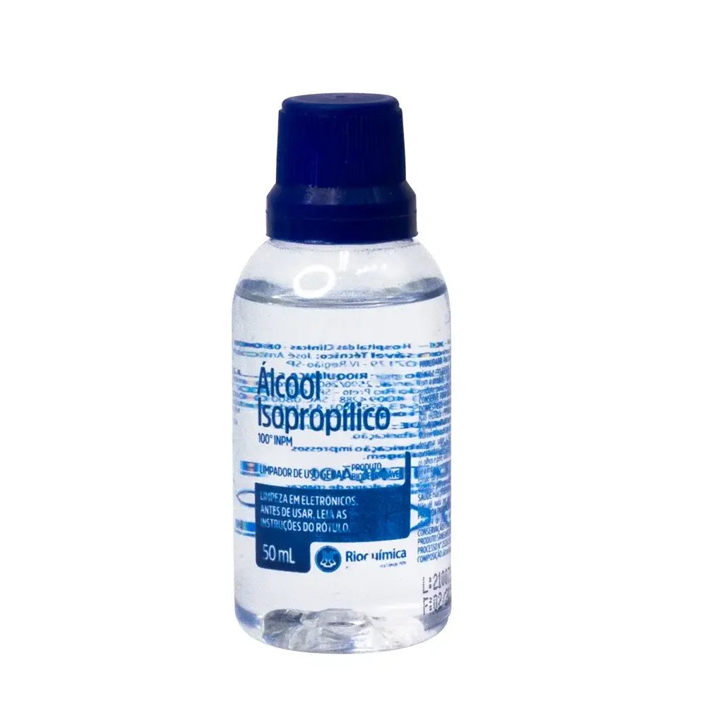 Alcool Isopropilico (Isopropanol) 50mL Rioquimica