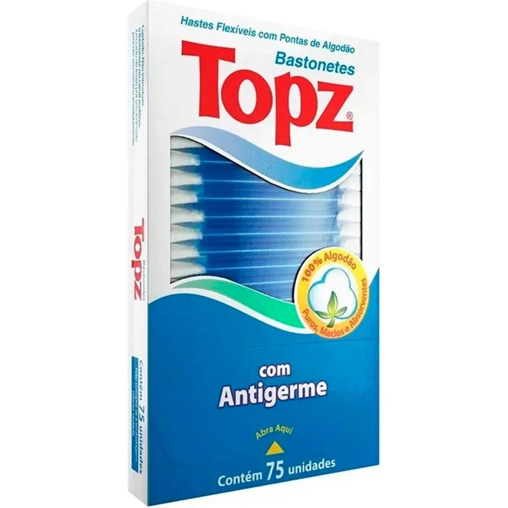 Hastes Cotonetes 75un Topz