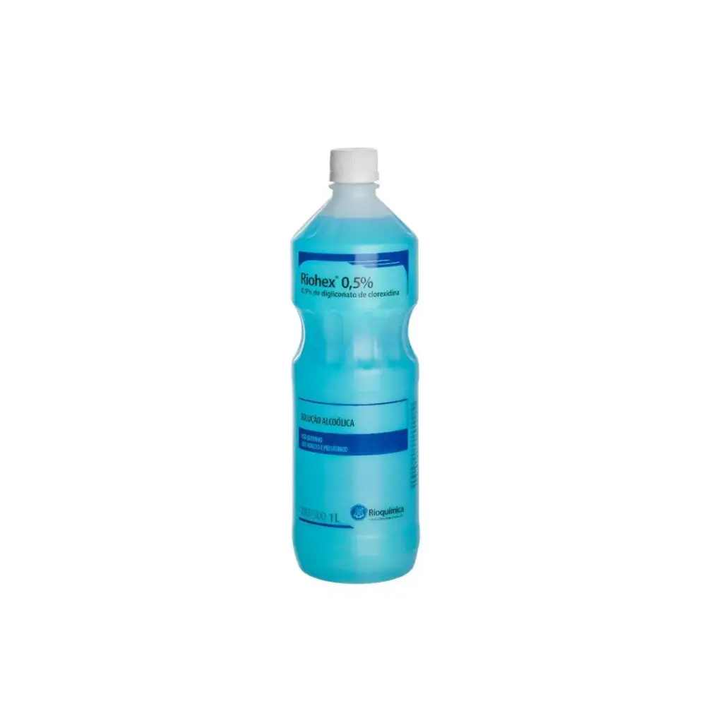Clorexidina Alcoolica 0,5% 1000mL (Azul) Rioquimica