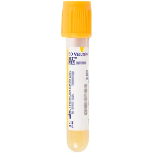 Tubo Coleta Sangue Vacutainer Gel Amarelo 5ml c/ 100un BD