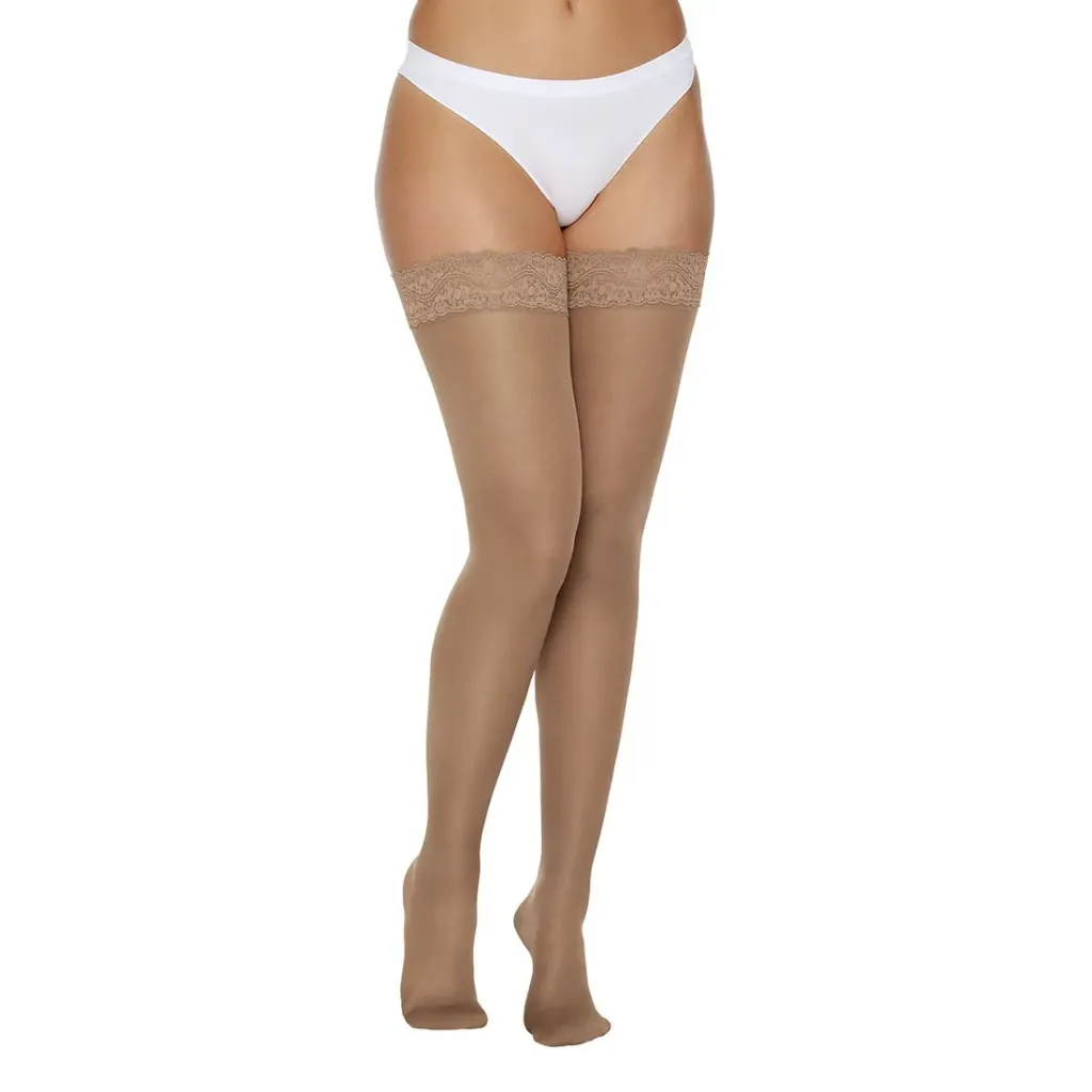 Meia Kendall 7/8 Meia Coxa 15-20mmHg Tam M Mel 1932