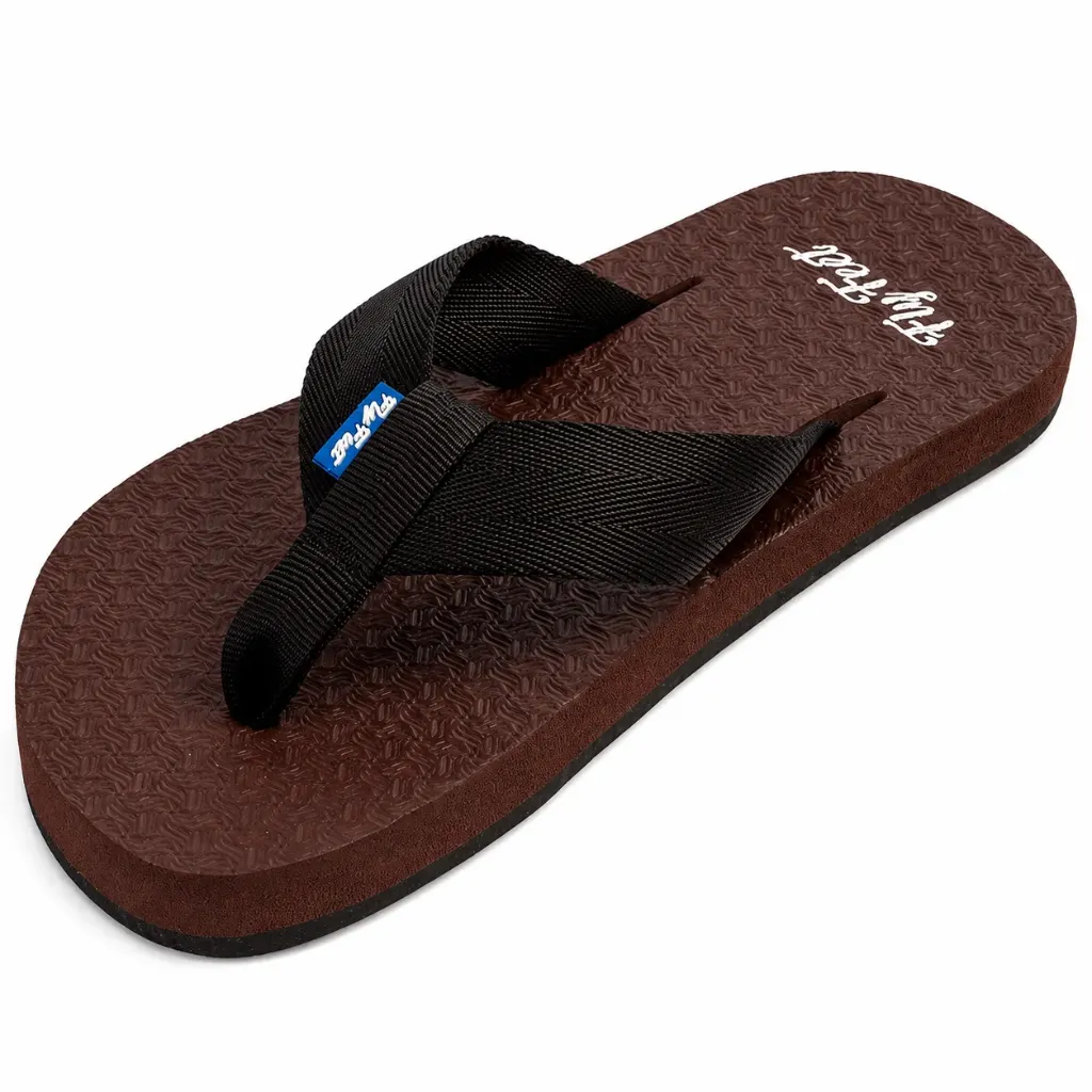 Chinelo Ortopedico Fly Feet Masc Marrom 37/38 Ortho Pahuer AC44