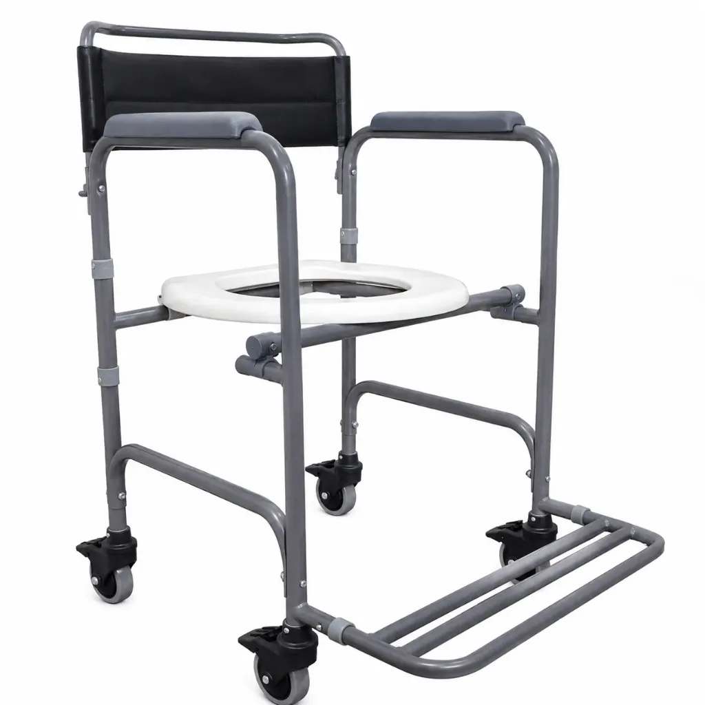 [7908192708953] Cadeira de Banho Aço 100Kg Desmontavel Hidrolight SC103