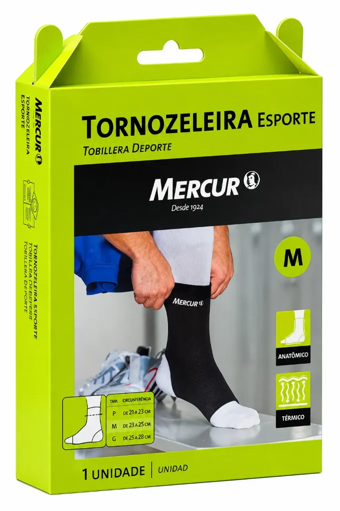 [7896342452941] Tornozeleira Elastica Preta P BC0647-AP Mercur