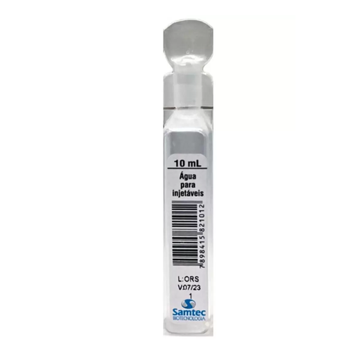 [7898415821012] Agua Para Injeção 10mL/un Samtec