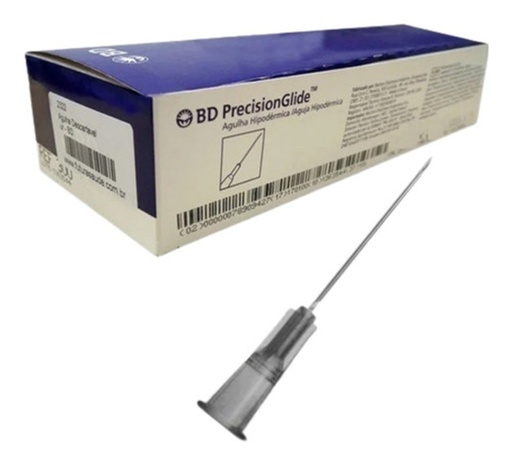 [78909427] Agulha BD 25X7 Cinza 1un