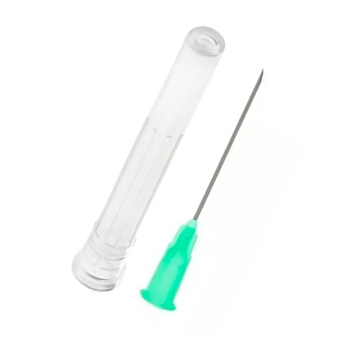 [7898652371974] Agulha Desc. 25,00x8,0 - 1 unidade - Verde Claro Medix