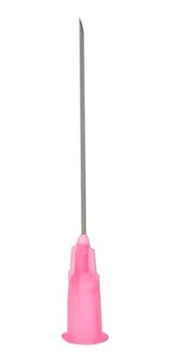 [7898652371998] Agulha Descartavel 40x12 1un 18G Rosa Medix