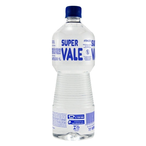[7898960419443] Alcool 70% 1L - Super Vale