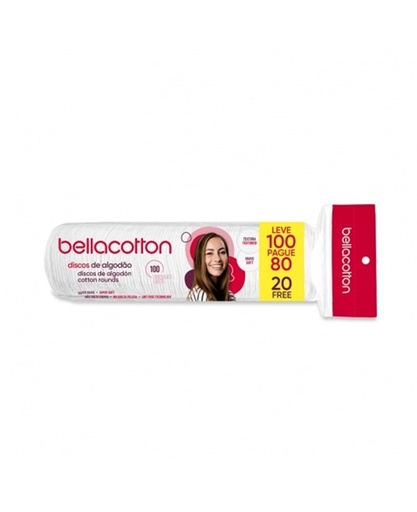 [7898947390284] Algodao Discos L100P80 Bellacotton