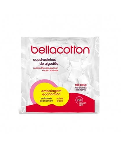 [7898959957864] Algodao Quadrado com 250un Bellacotton