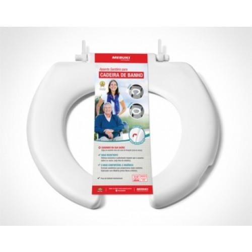 [7896796301673] Assento Sanitario Aberto P/ Cadeira Higienica Mebuki