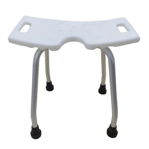 [7902934411019] Banco de Banho sem Encosto Branco Alo BANBR