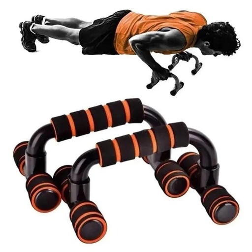 [123456789012] Barra de Apoio Para Flexão de Chão Supermedy