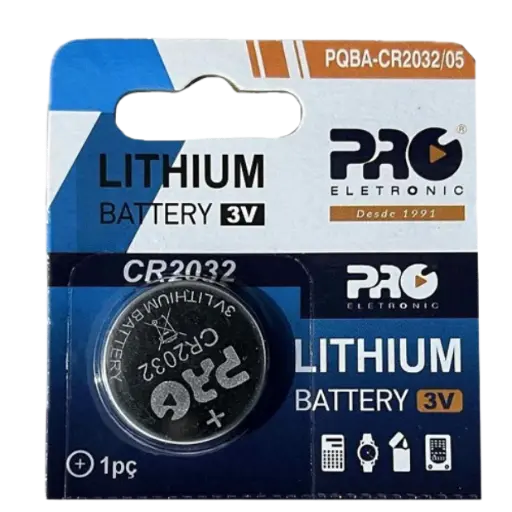 [7898419500203] Bateria de Litio CR2032 3V 1un Pro Eletronic