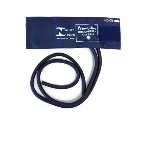 [7898301056511] Braçadeira Nylon e Vel-Cro Adulto/Adolescente 18-35cm Premium