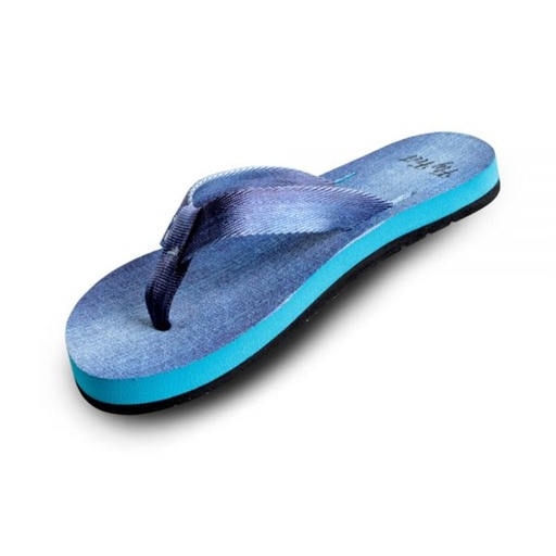 [7899947313358] Chinelo Ortopedico Fly Feet Feminino Jeans - 39/40 Ortho Pahuer AC043