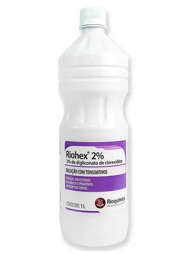 [7897780209418] Clorexidina Degermante 2% 1000 ML 1un Riohex Rioquimica
