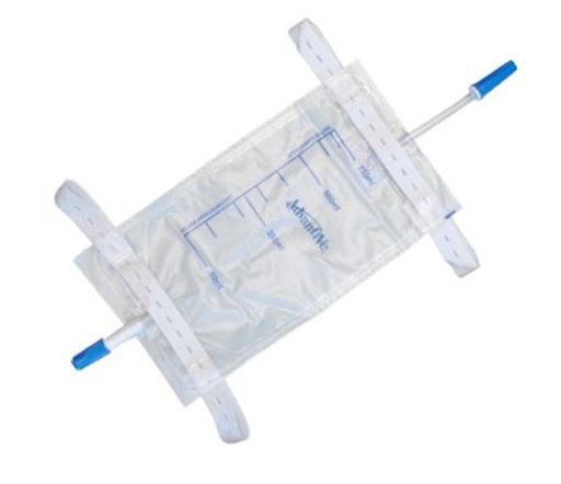 [7898958254438] Coletor de Urina de Perna Sistema Fechado 750ml Advantive