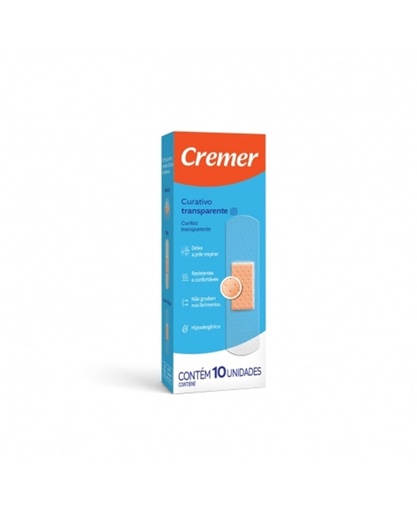 [7891800341997] Curativo Transparente com 10un Cremer