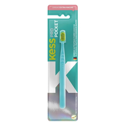 [7897517920975] Escova Dental Pro Pocket Cerdas Extra Macias Kess 2097