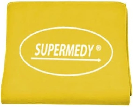 [7898944749801] Faixa Elástica Super Band Leve Amarela Supermedy