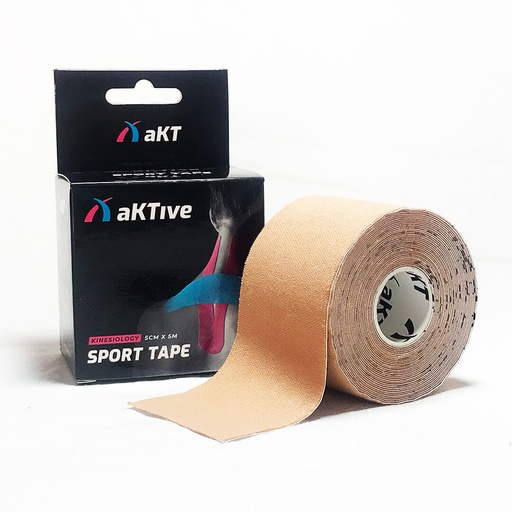 [6970029279043] Fita Kinesio Aktive Sport 5 CM X 5 MTS Beige
