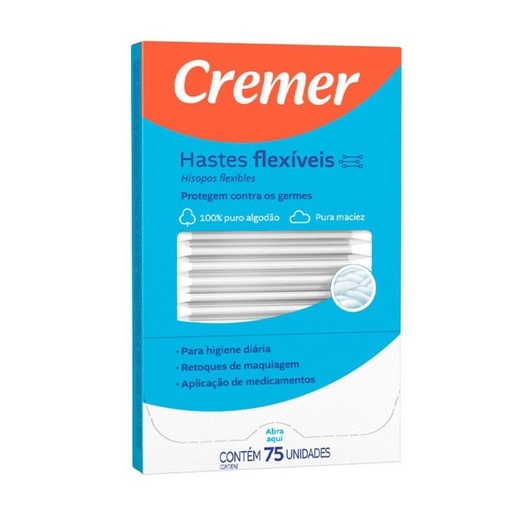 [7891800350142] Hastes Cotonetes 75un Cremer