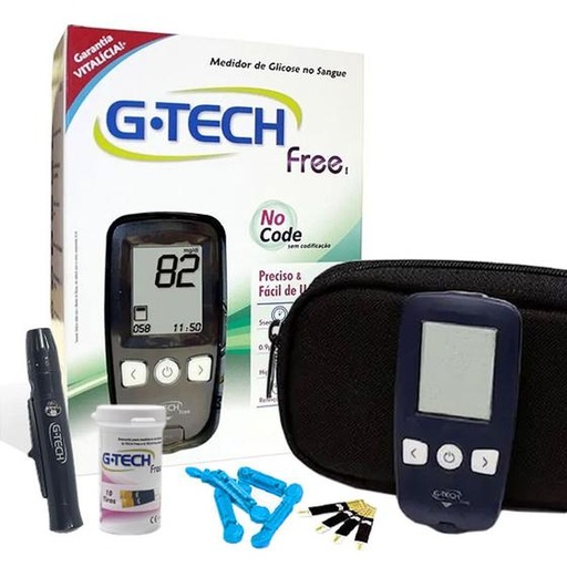 [7898301056726] Kit Monitor Glicose G-Tech Free Completo MGKTFR1
