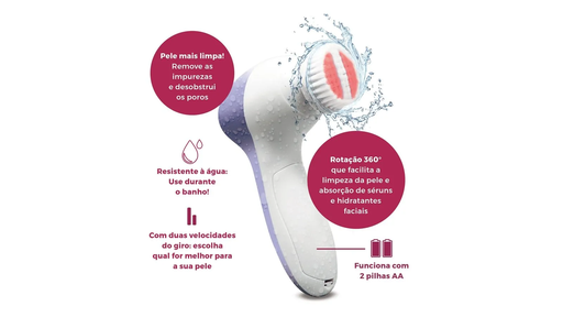 [7899838856322] Kit Spa Facial Lilas 4 Em 1 HC180 Multilaser