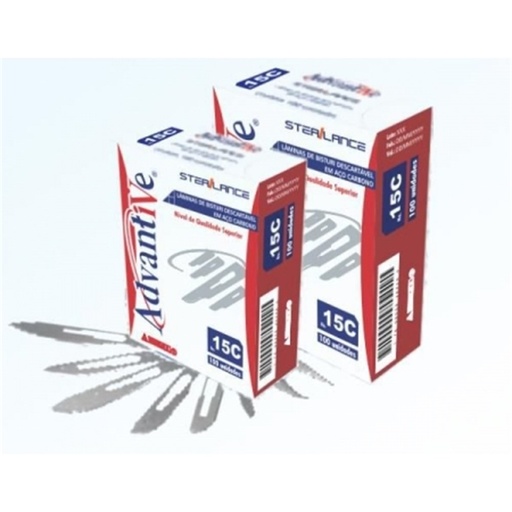 [17898958254534] Lamina de Bisturi N.24 CX C/100un Advantive