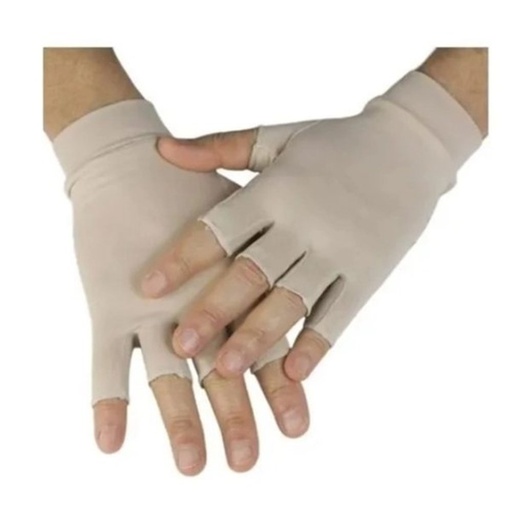 [7909399317689] Luva Curta com Protecao UV Chocolate G New Form 81001