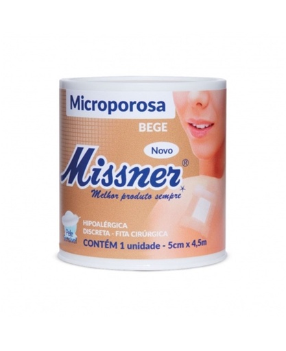 [7896544900257] Micropore Bege 5CM X 4.5M Missner