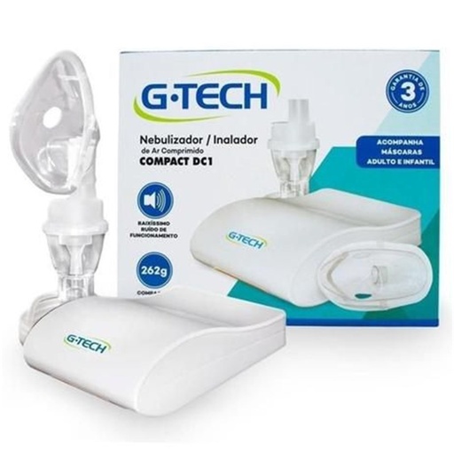 [7898639690975] Nebulizador Ar Comprimido G-Tech Mod Compact DC1