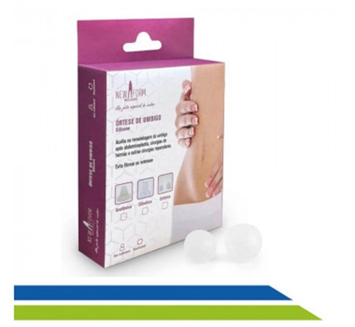 [7909399315104] Órtese de Umbigo Esférica em Silicone 2UN - Cód. 41106 - New Form