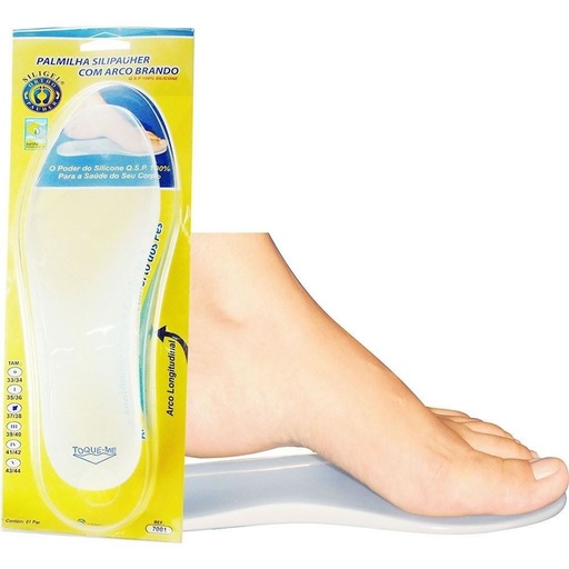 [7898415011154] Palmilha Silipahuer com Arco Brando 41/42 Ortho Pahuer 7001
