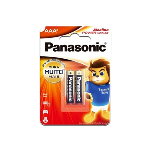 [7896067200186] Pilha AAA Alcalina Power Panasonic 2un