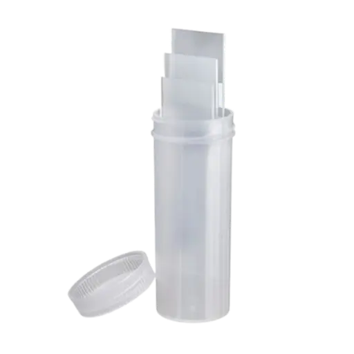 [CITO3] Porta Laminas Microsc. p/3un - pcte c/100un - Rosca - Cral