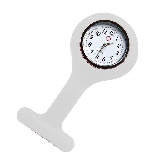 [7908598900500] Relogio de Lapela Branco Supermedy