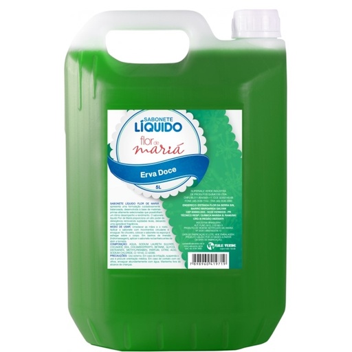 [7898960419719] Sabonete Cristal Erva Doce 5L