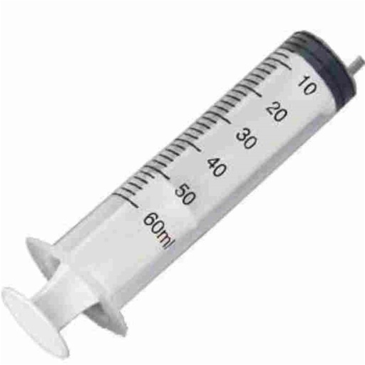 [2695] Seringa Descartável sem Agulha 60mL Luer Slip 1un Medix