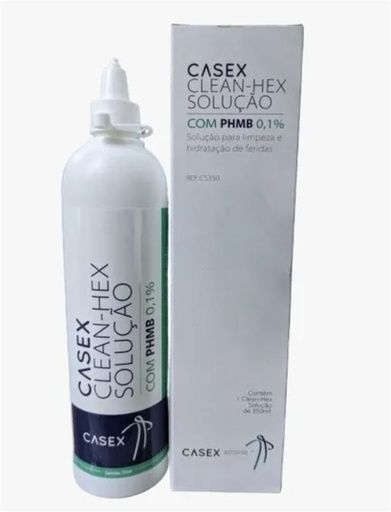 [7898415443474] Soluçao de Limpeza 350ml c/ polihexanina PHMB Casex CS350