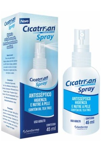 [7898108640814] Spray Antisseptico 45ml Cicatrisan Sanfarma